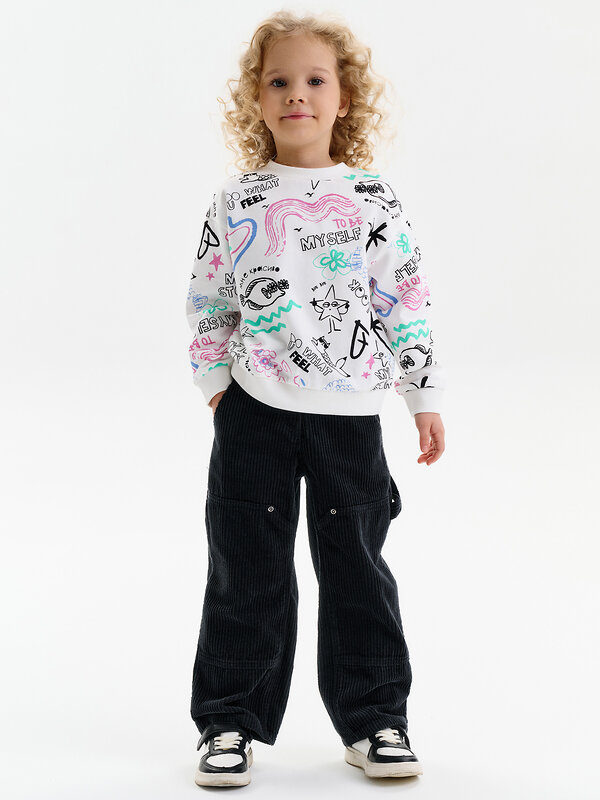 PELICAN Толстовка 581347 GFN3389 Молочный