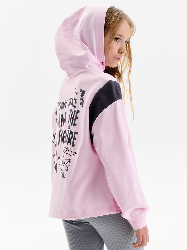 PELICAN Толстовка 581356 GFNK3389 Светло-розовый