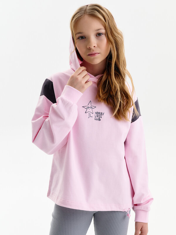 PELICAN Толстовка 581356 GFNK3389 Светло-розовый