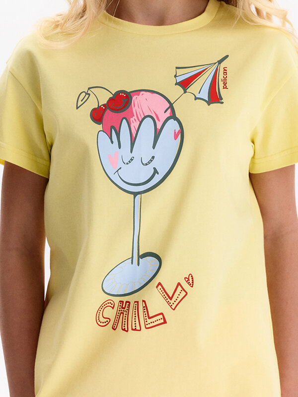 PELICAN Футболка 581361 GFT3388/1 Ванильный