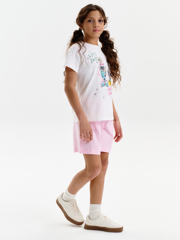 PELICAN Шорты 581396 GFH3369U Бледно-розовый