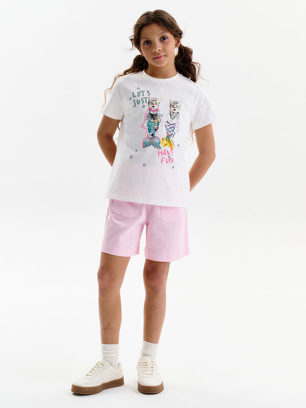 PELICAN Шорты 581396 GFH3369U Бледно-розовый