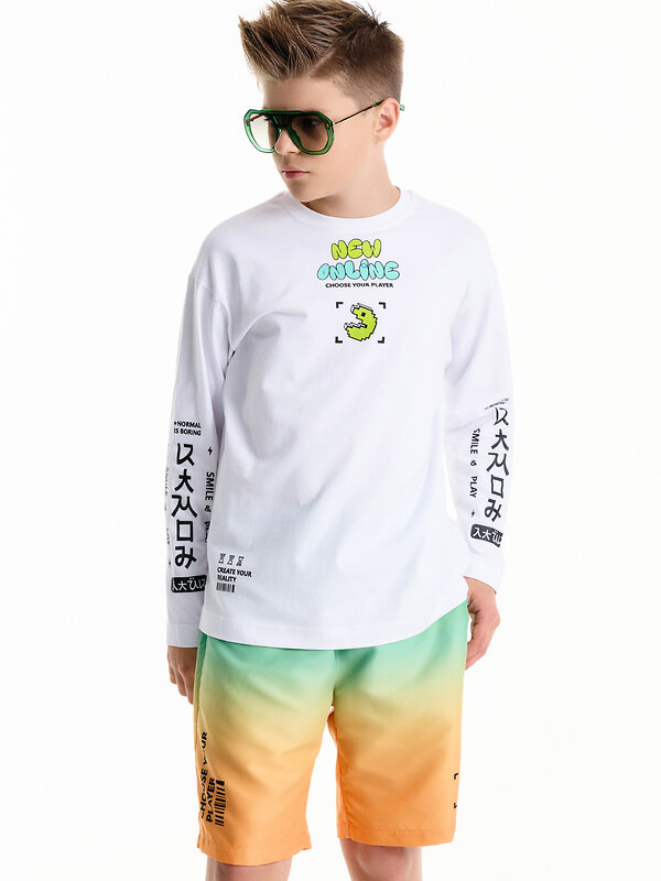 PELICAN Шорты плавательные 581406 BWHE3369 Лазурный