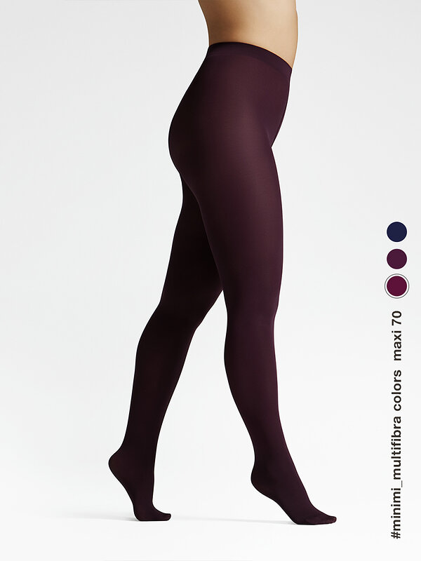 Minimi Колготки 581443 MULTIFIBRA  COLORS 70 XXL 3D Mosto (Бордовый)