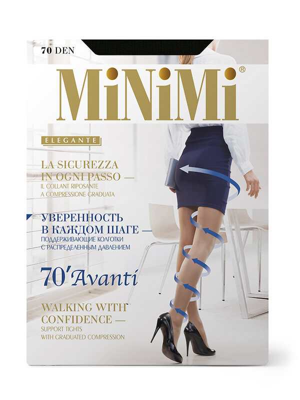 Minimi Колготки 581450 AVANTI 70 (утяжка по ноге) 