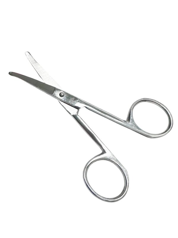 Ellis Cosmetic Ellis3 Ножницы косметические для удаления волос в носу и ушах EC RN 029, глянцевые, 9,5 см 581462 28386 