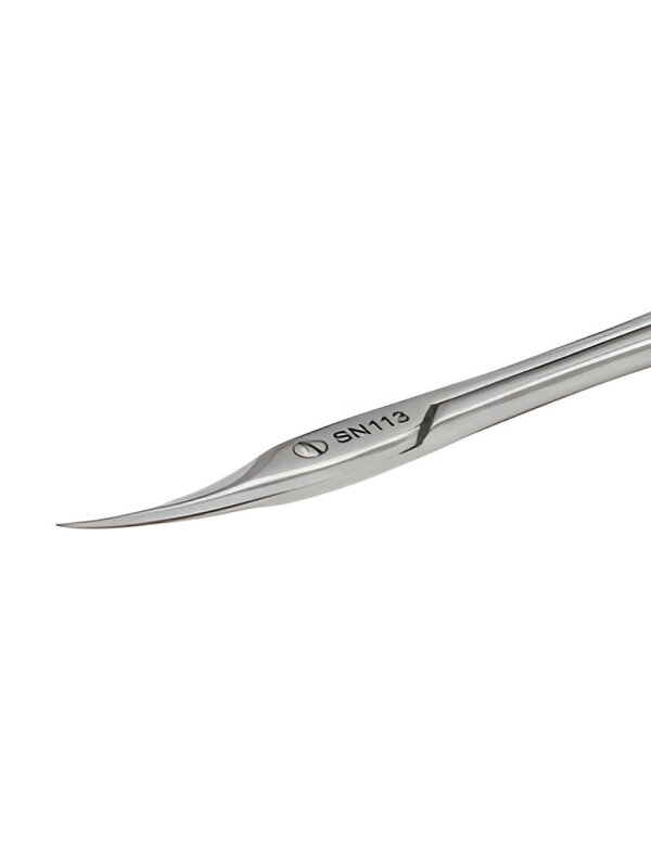 YOKO Ножницы маникюрные для кутикулы изогнутые / Premium Series SN 113, глянцевые, ручная заточка, 10,5 см 581471 28382 