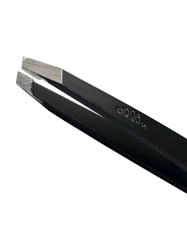 Ellis Cosmetic Ellis Пинцет косметический EC RP 015, прямой, скошенный край, 9 см 581479 28383 