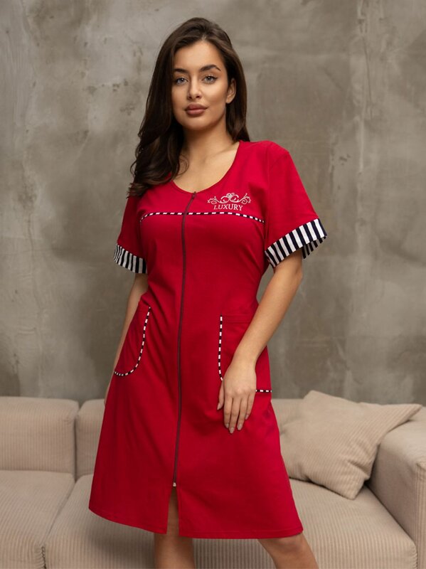 Текс-плюс Халат 581532 00-00246475 Бордовый