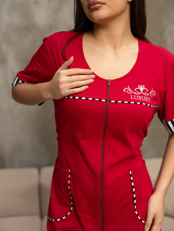 Текс-плюс Халат 581532 00-00246475 Бордовый