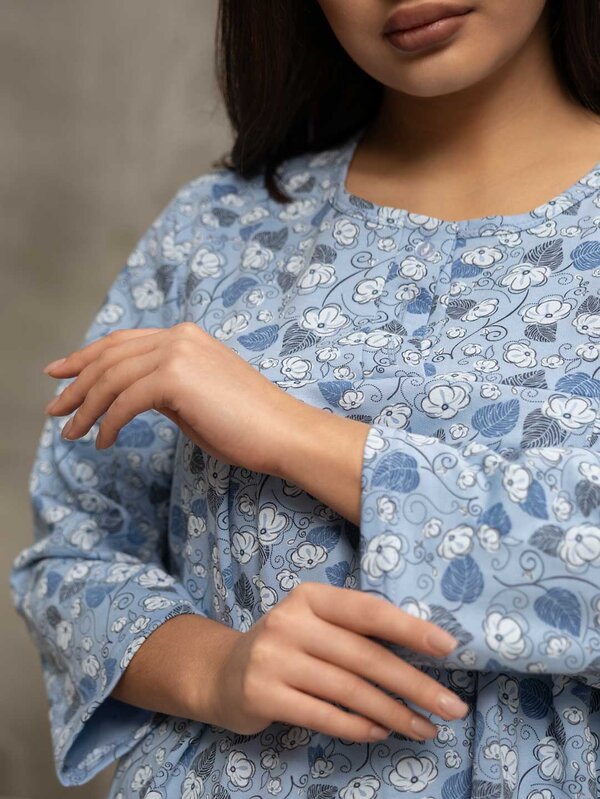 Текс-плюс Сорочка 581540 00-00246308 Голубой