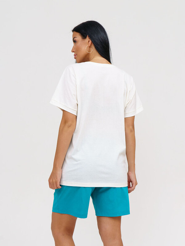 Текс-плюс Костюм 581547 НФ-00154815 Белый,бирюза