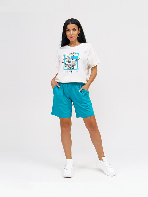 Текс-плюс Костюм 581547 НФ-00154815 Белый,бирюза