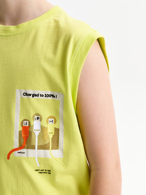 PELICAN Майка 581580 BFVV3388 Яблочный