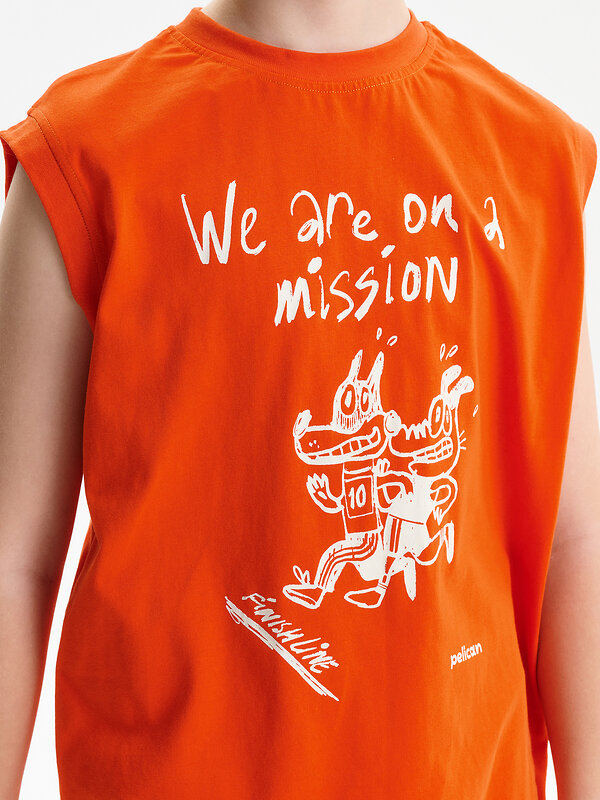 PELICAN Майка 581581 BFVV3388/1 Красный