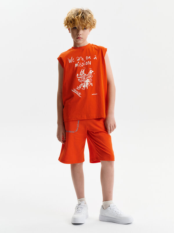 PELICAN Майка 581581 BFVV3388/1 Красный