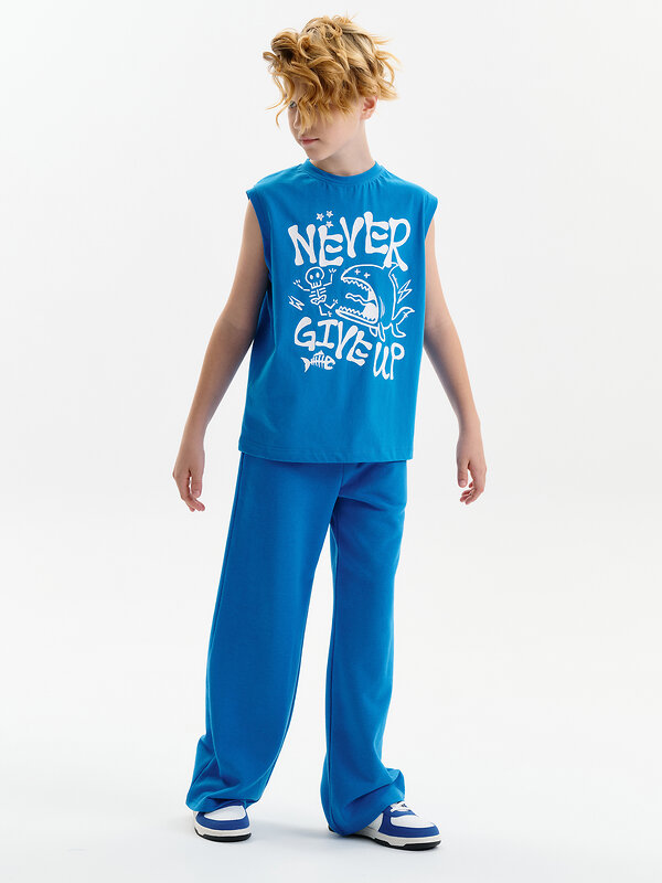 PELICAN Майка 581584 BFVV3389 Лазурный