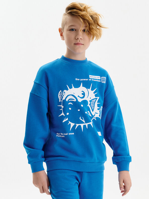 PELICAN Толстовка 581602 BFN3389/2 Лазурный
