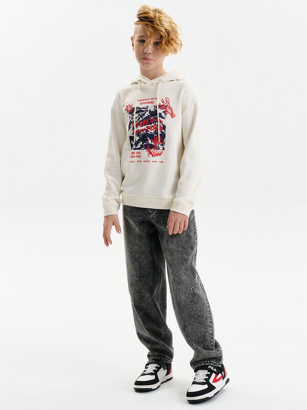 PELICAN Толстовка 581603 BFNK3371 Молочный