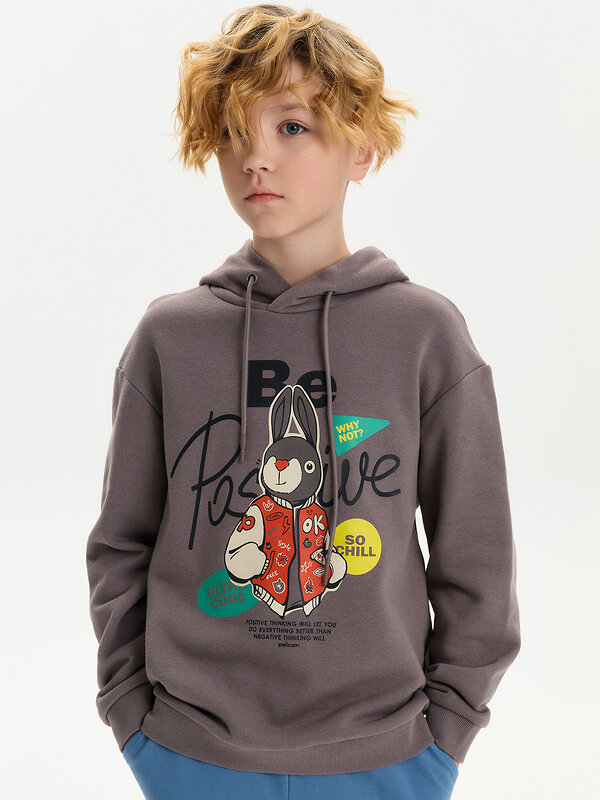 PELICAN Толстовка 581604 BFNK3387 Серый