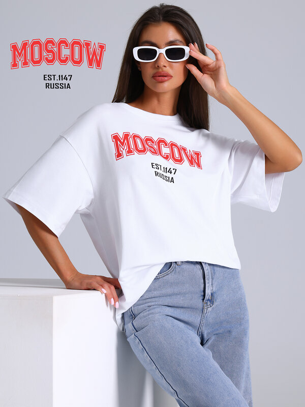 Апрель Футболка 581645 1ЖДФК4661804 белый