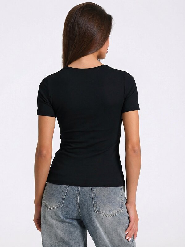 Апрель Футболка 581647 1ЖДФК5091804 черный