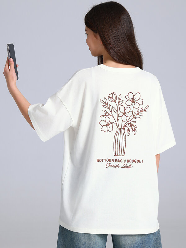 Апрель Футболка 581654 1ДДФК5009001 сливки