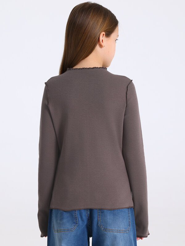 Апрель Лонгслив 581659 1ДДЛД4501200 светло-коричневый