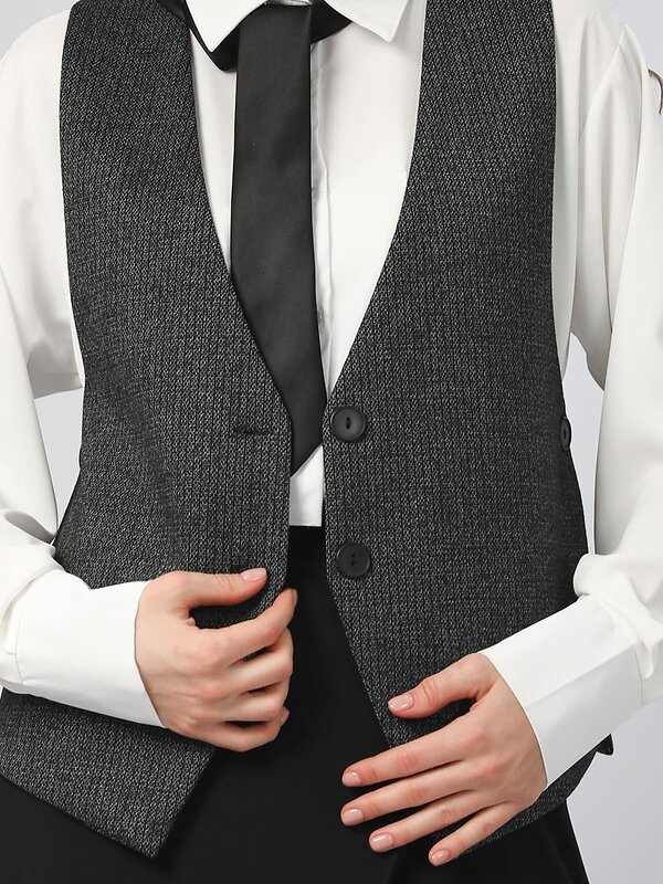 Соль&Перец Жилет 581672 SP2613 темно-серый