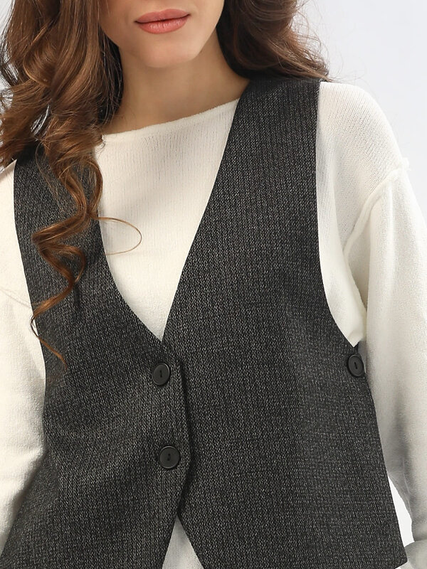 Соль&Перец Жилет 581672 SP2613 темно-серый