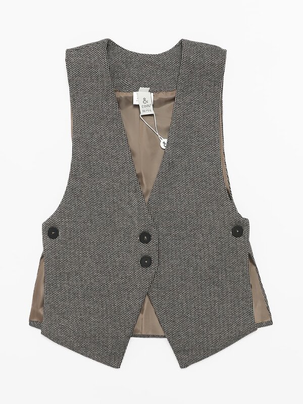 Соль&Перец Жилет 581674 SP0549EG коричневый