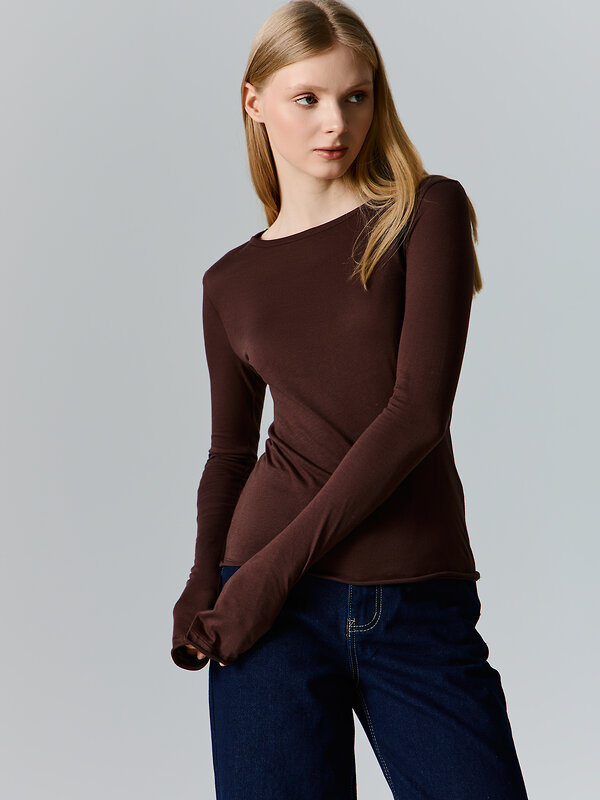 MARK FORMELLE Лонгслив 581705 122526 ристретто