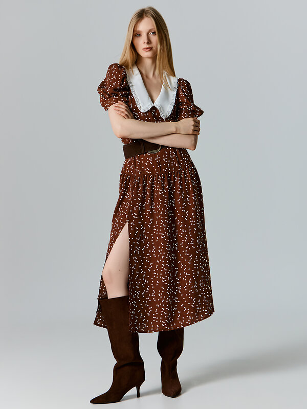 MARK FORMELLE Платье 581708 154036 молочный горошек