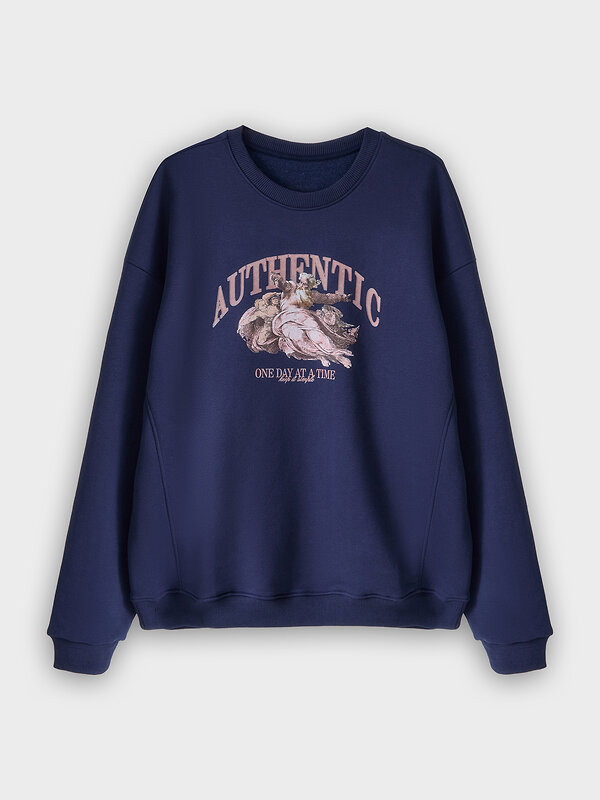 MARK FORMELLE Свитшот 581712 121893 полуночно -синий +печать