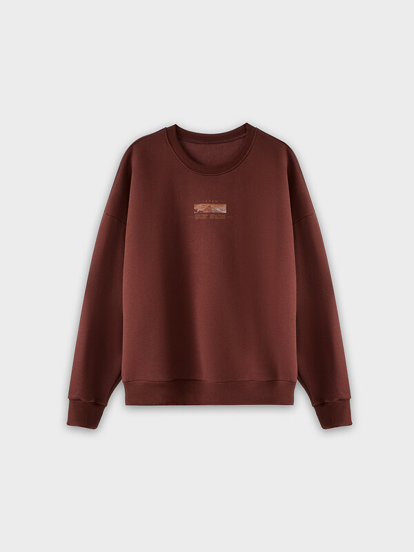 MARK FORMELLE Свитшот 581713 121944 т.шоколадный +печать