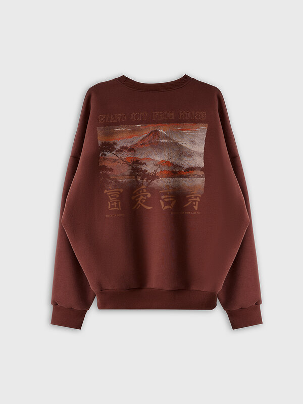 MARK FORMELLE Свитшот 581713 121944 т.шоколадный +печать