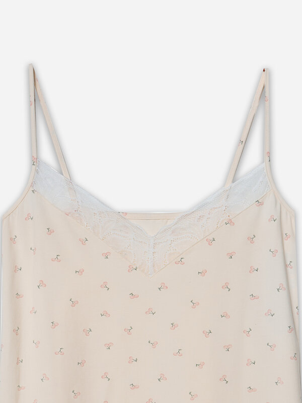 MARK FORMELLE Сорочка 581714 152496 персиковые вишенки на молочном