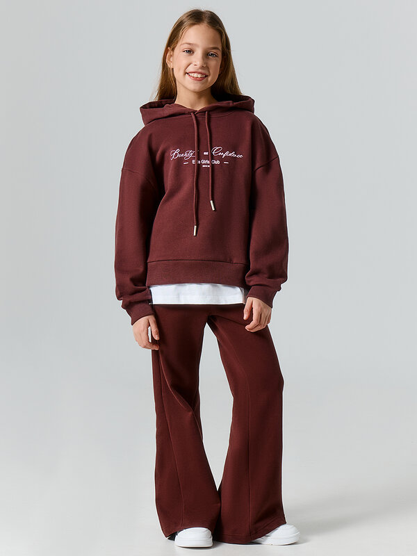 MARK FORMELLE Худи 581725 127986 коричневый +печать