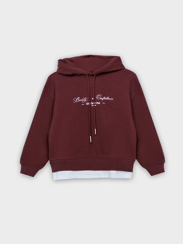 MARK FORMELLE Худи 581725 127986 коричневый +печать