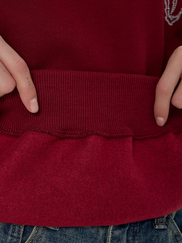 MARK FORMELLE Свитшот 581739 122559 бордо +печать