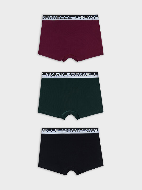 MARK FORMELLE Трусы 581740 411228-3 зеленый бархат +темный кармин +черный