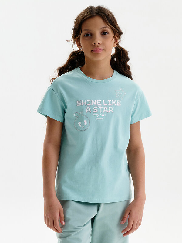 PELICAN Футболка 581756 GFT3377/1 Лазурный