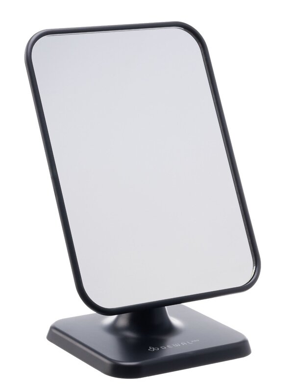 Dewal Зеркало «Настольное» MR-416 прямоугольное, пластик, чёрное, одностороннее, 15,3 х 20 см 581758 24568 