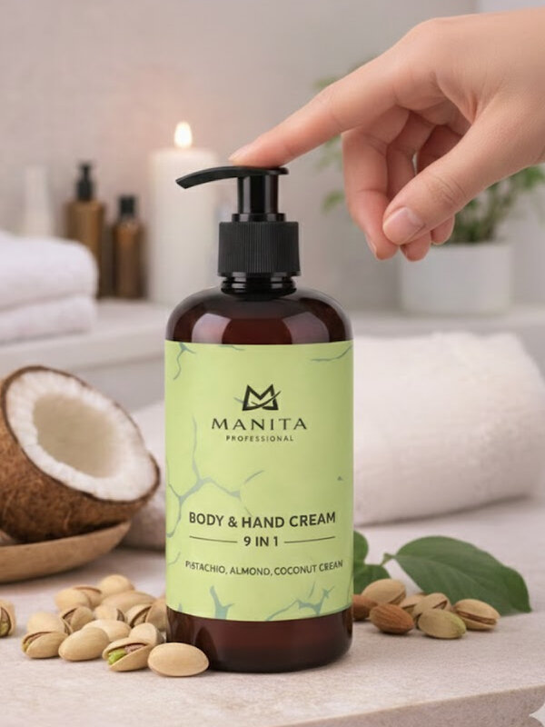 MANITA Парфюмированный крем для рук и тела / Pistachio, Almond, Coconut Cream, 300 мл 581759 28392 