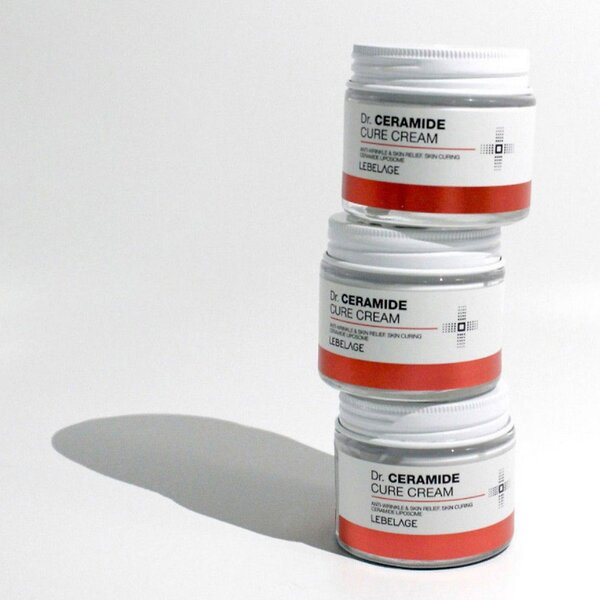 Lebelage Антивозрастной крем улучшающий рельеф кожи с керамидами / Dr. Ceramide Cure Cream, 70 мл 581763 19958 