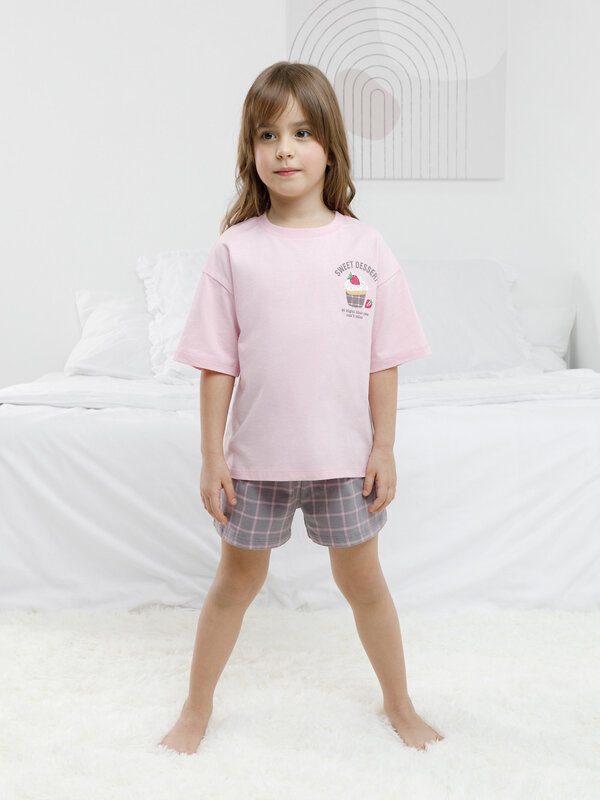 CROCKID Пижама 581782 МП 1658 светло-розовый