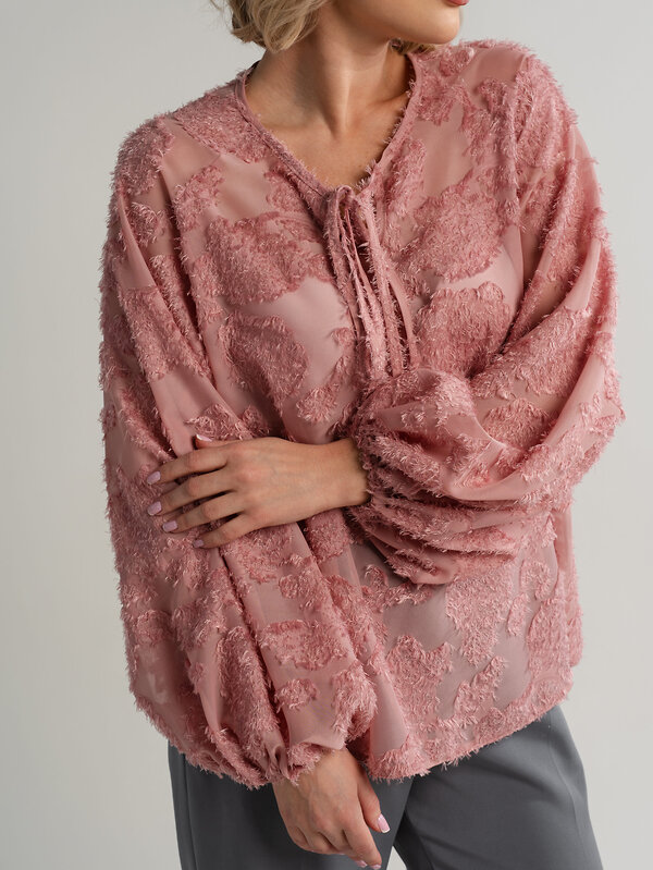 LT Collection Блуза 581788 Б15139-7М розовый