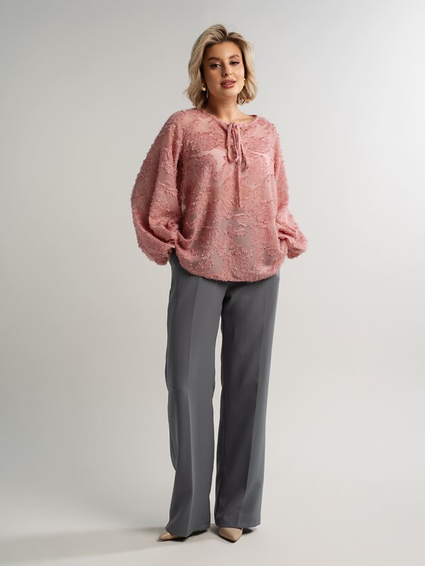 LT Collection Блуза 581788 Б15139-7М розовый