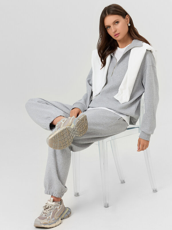 MARK FORMELLE Брюки 581798 182560-1 серый меланж