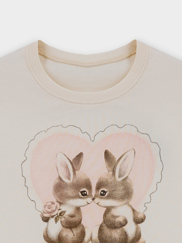 MARK FORMELLE Комплект 581808 567735 молочный +зайчики на розовом